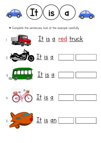 Describing Means of Transport