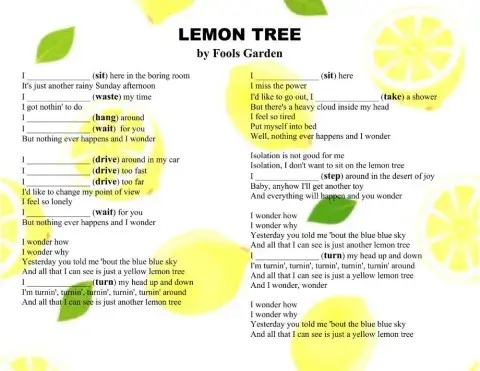 Fools Garden - Lemon Tree