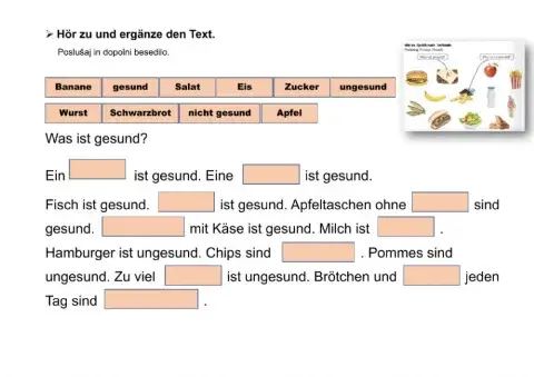Was ist gesund - ungesund?