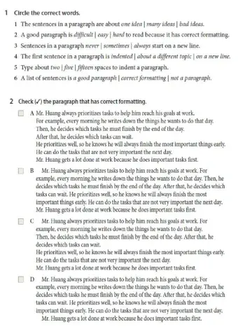 Paragraph Formatting