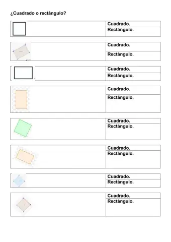 ¿Rectángulo o cuadrado