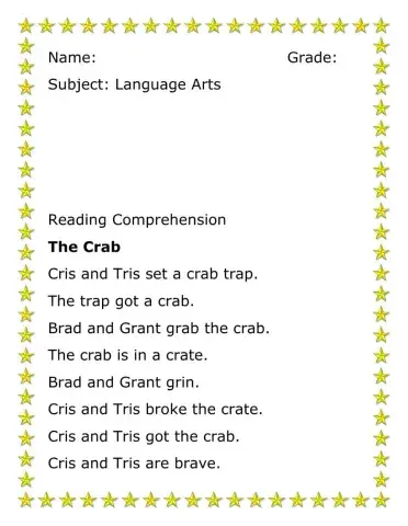 Phonics and Reading Comprehension