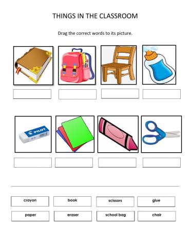 Things in the classroom