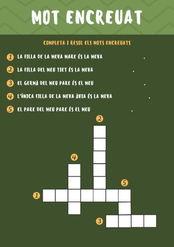 Mot encreuat família