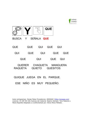 Busca la palabra y señala