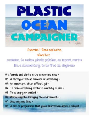 Plastic ocean campaigner