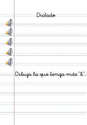 Dictado b,v