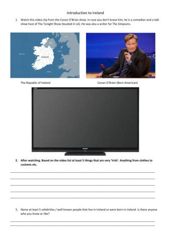 FORM 7 Introduction to Ireland with Conan O'Brien