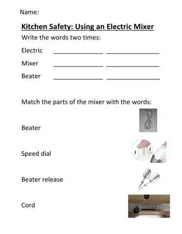 Electric Mixer Safety