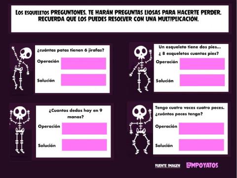 Esqueletos preguntones