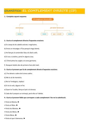 El complement directe