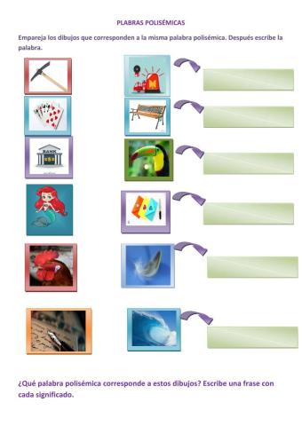 Palabras polisemicas