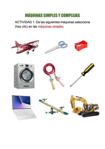 Máquinas simples y complejas