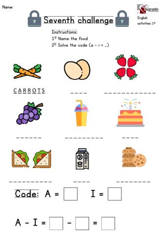 Spelling (food 1º)
