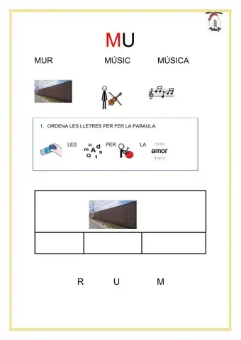 Lectoescriptura de primer mu