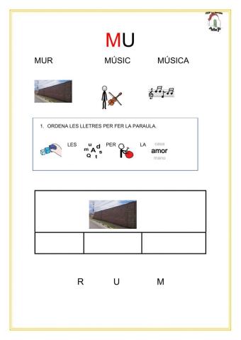 Lectoescriptura de primer mu