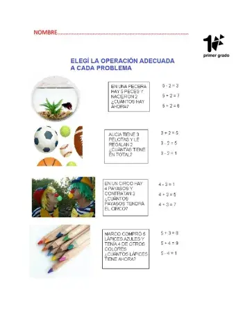 La operación adecuada