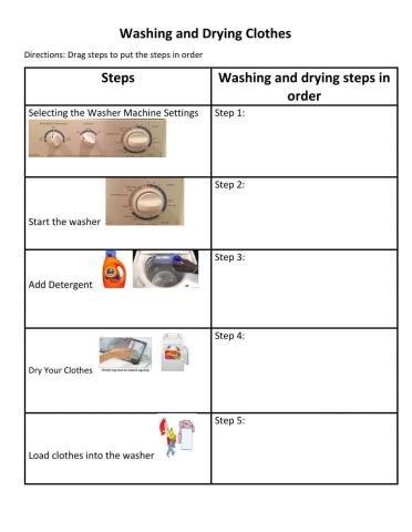 Washing and Drying Clothes