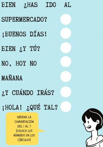 Ordena la conversación