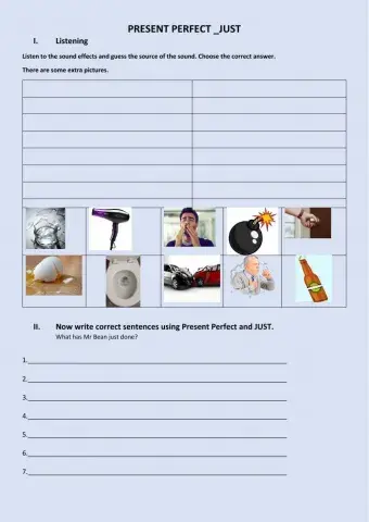 Present Perfect-JUST