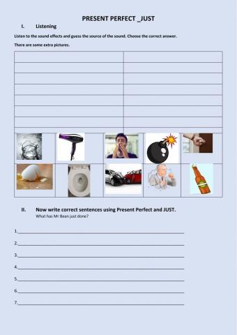 Present Perfect-JUST