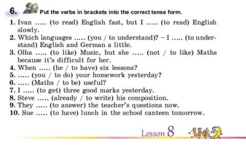 Alla Nesvit 5 Unit 9 Lesson 8 p 197-6