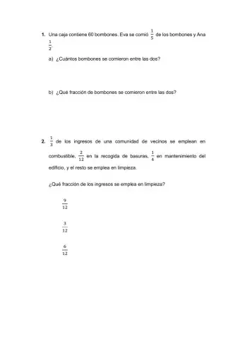 Problemas de matematicas