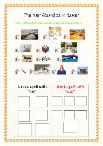 The -ue- Sound as in -Luke-