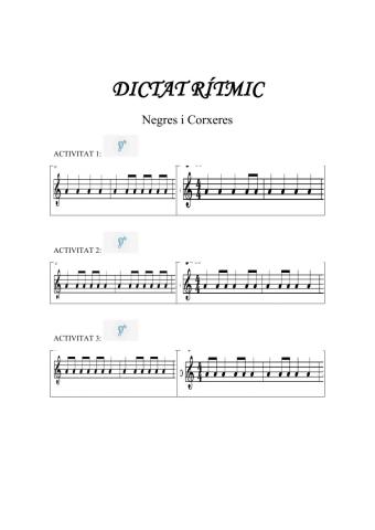 Dictado rítmico 3