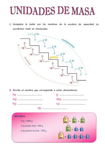 Escalera de masa