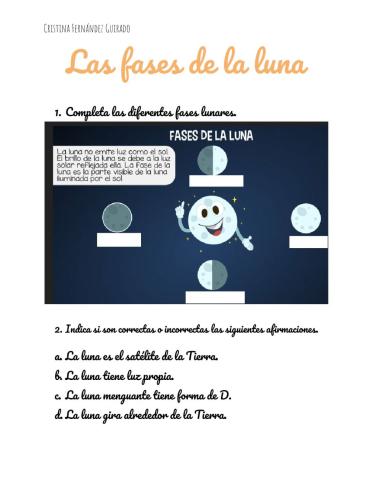 Fases de la luna