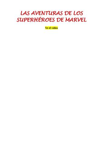 Comprensión básica vídeo superhéroes
