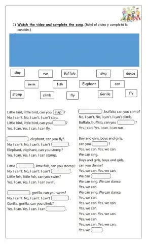 Can-can-t-EXTRA 3rd form