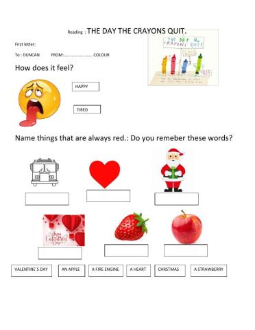 The day the crayons quit.