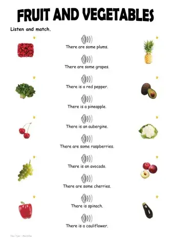 Fruit and vegetables 3