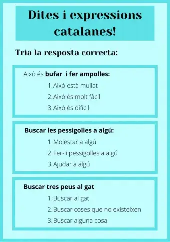 Dites i expressions catalanes
