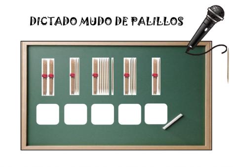 Dictado mudo palillos 2