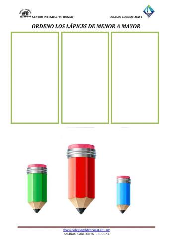ordeno la secuencia de lapices 2