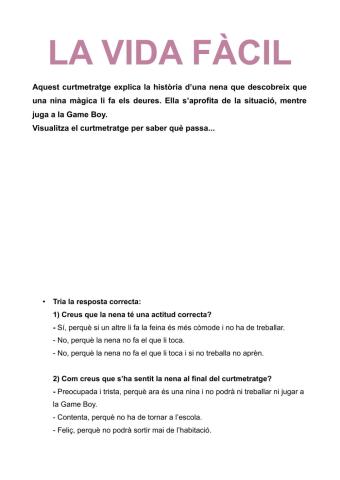 La vida fàcil