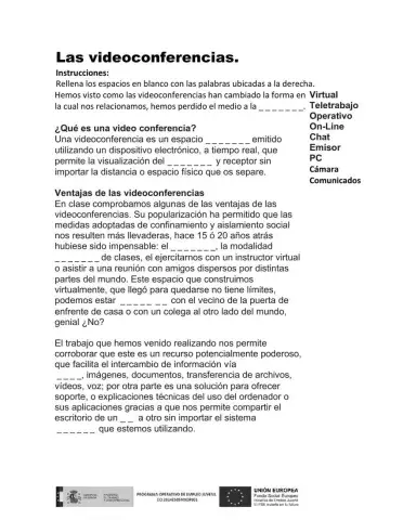 Actividad 2. Video Conferencias.