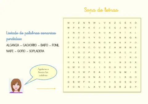 Sopa de letras
