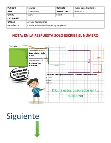 Area de figuras planas