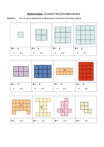 Aire des figures de base