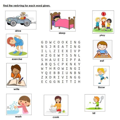 Verb ing worksheets. Verb + ing. Verb to verb ing. Present Continuous ing Ending.