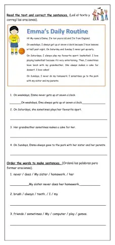 Adverbs of frequency - EXTRA 4th form