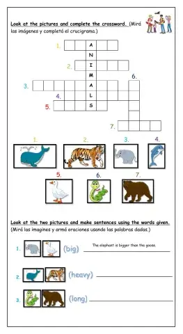 Comparatives - EXTRA 4th form