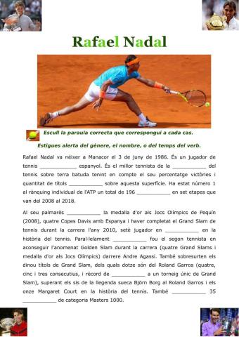 Troba la paraula correcta - Rafa