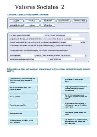 Valores Sociales 2