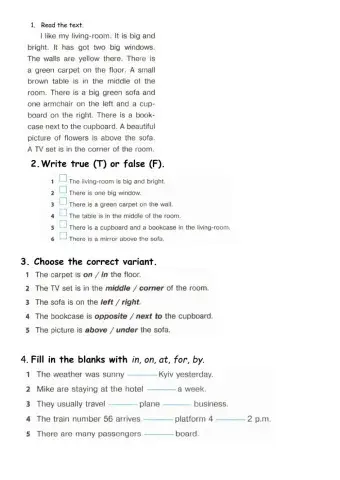 Preparing for the test 4A