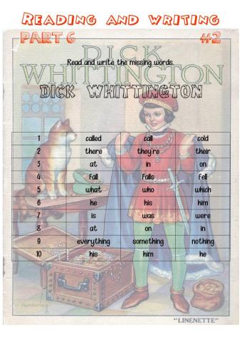 Reading and writing 6-03